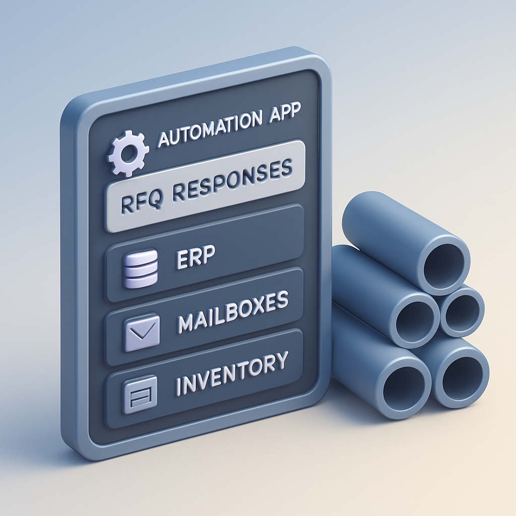 Integrated RFQ pipeline mockup